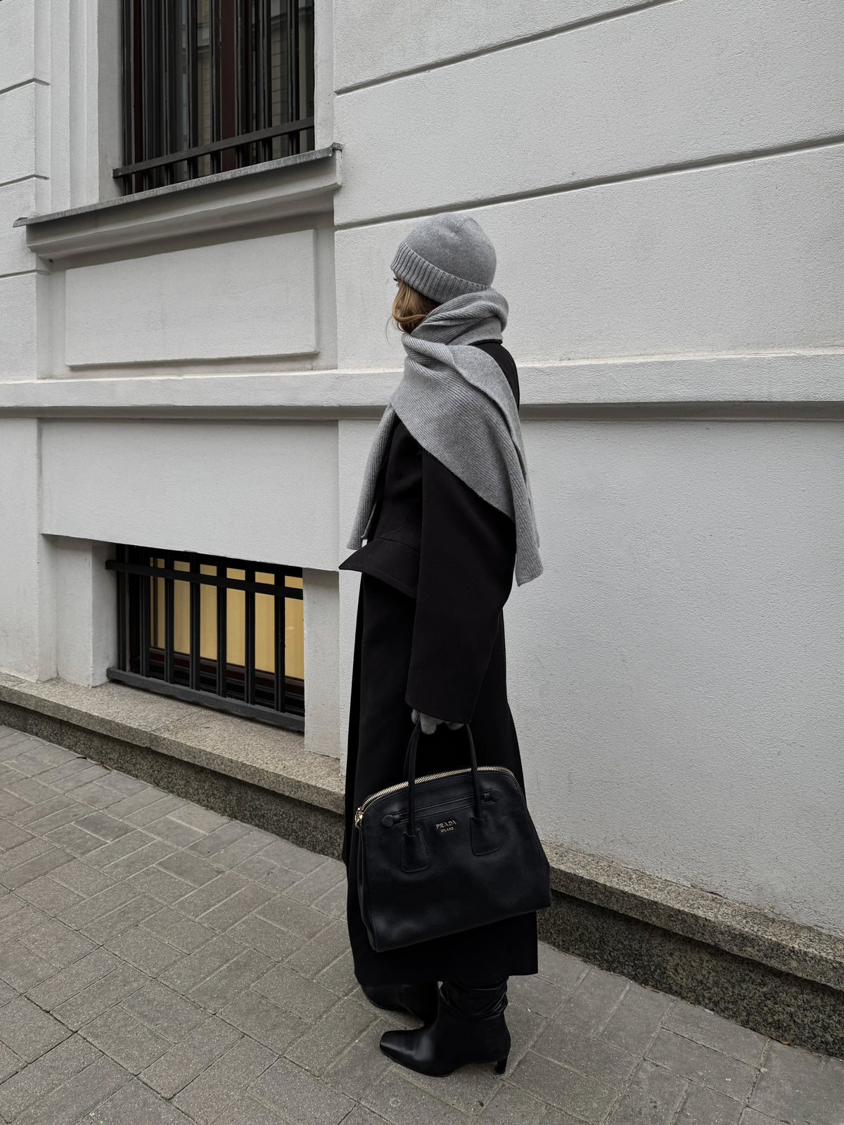 Vento cashmere beanie - Grey