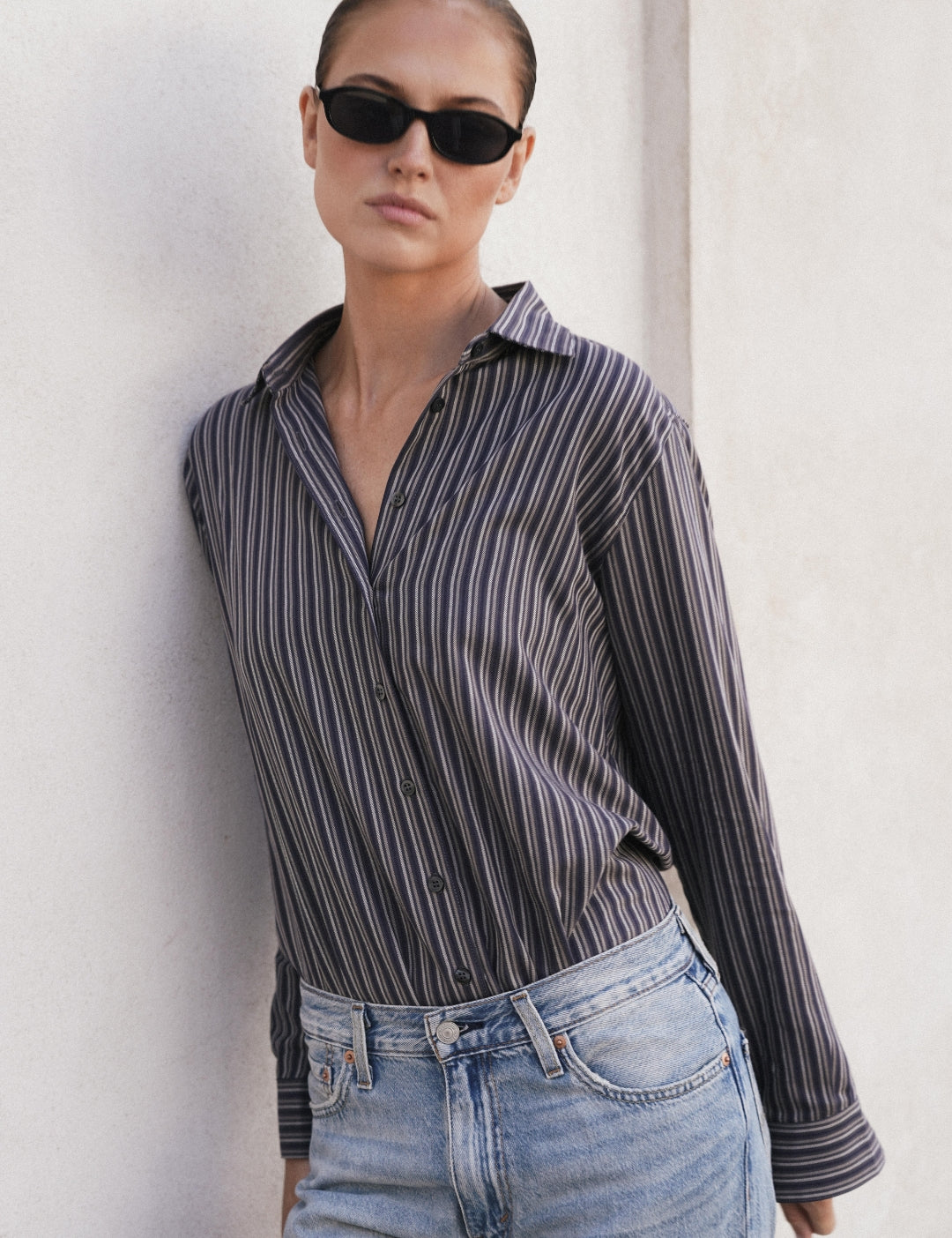 Selva shirt - Pebble Stripe