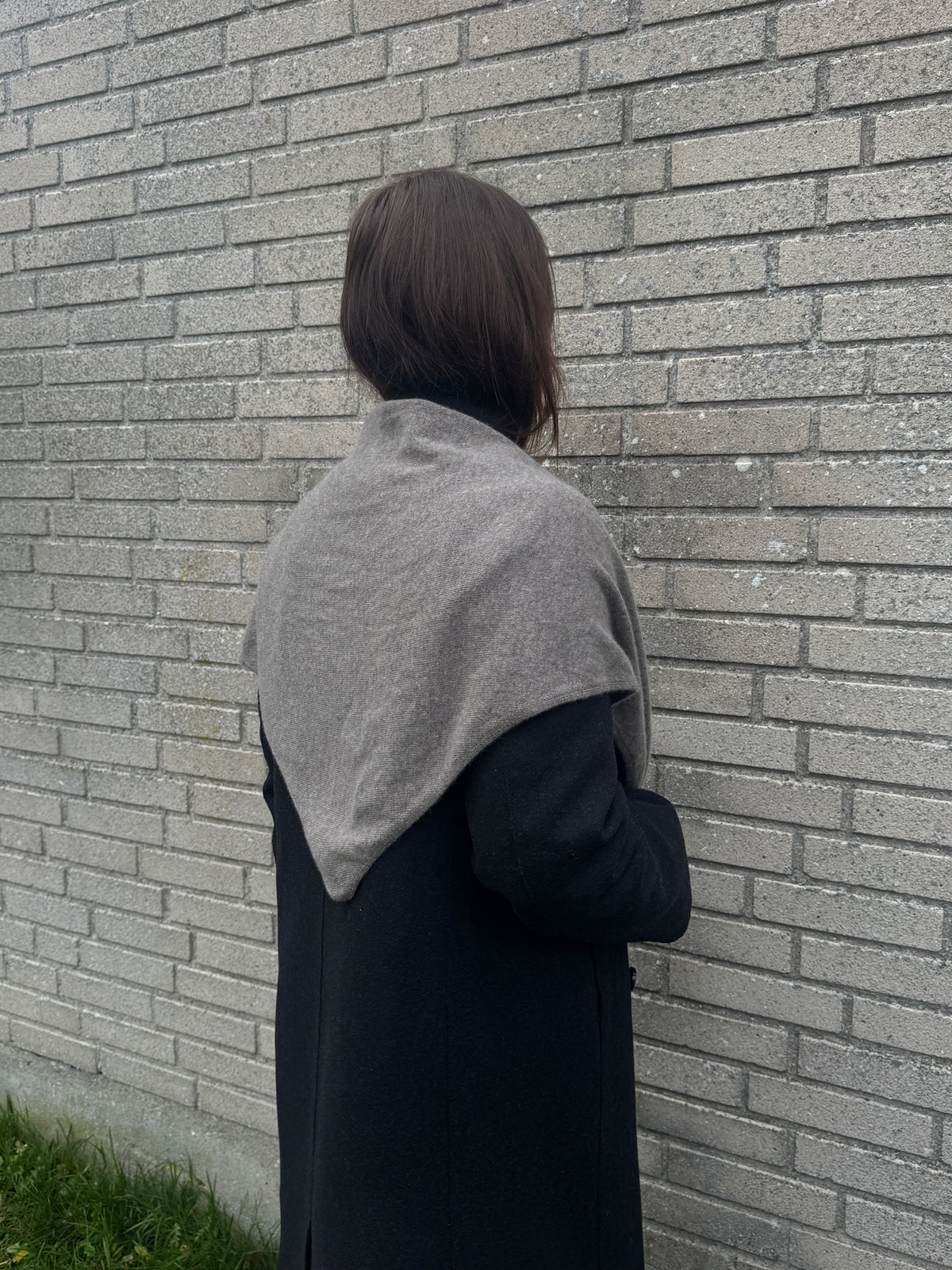 Como cashmere scarf - Greige