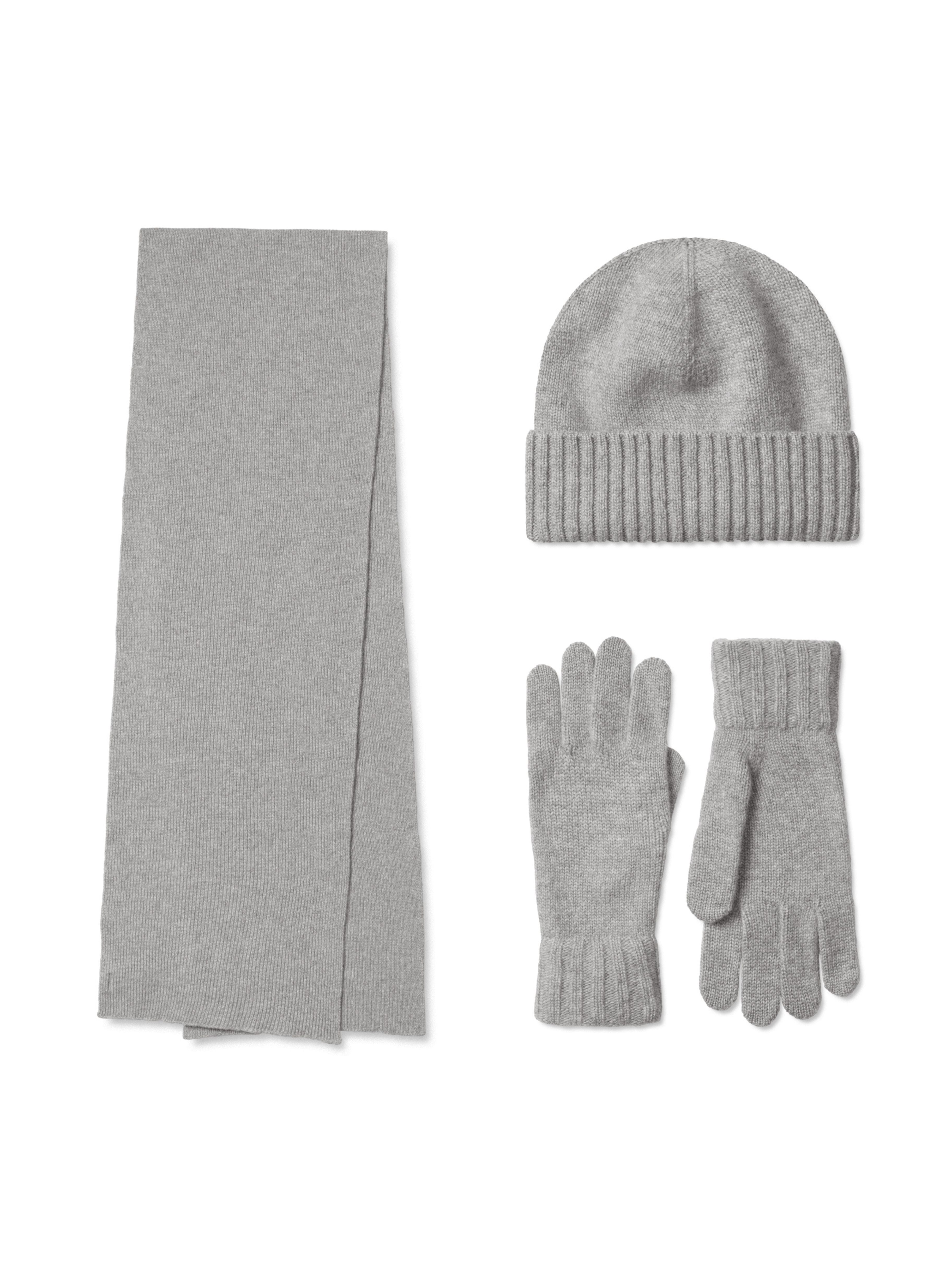 Vento cashmere scarf - Grey