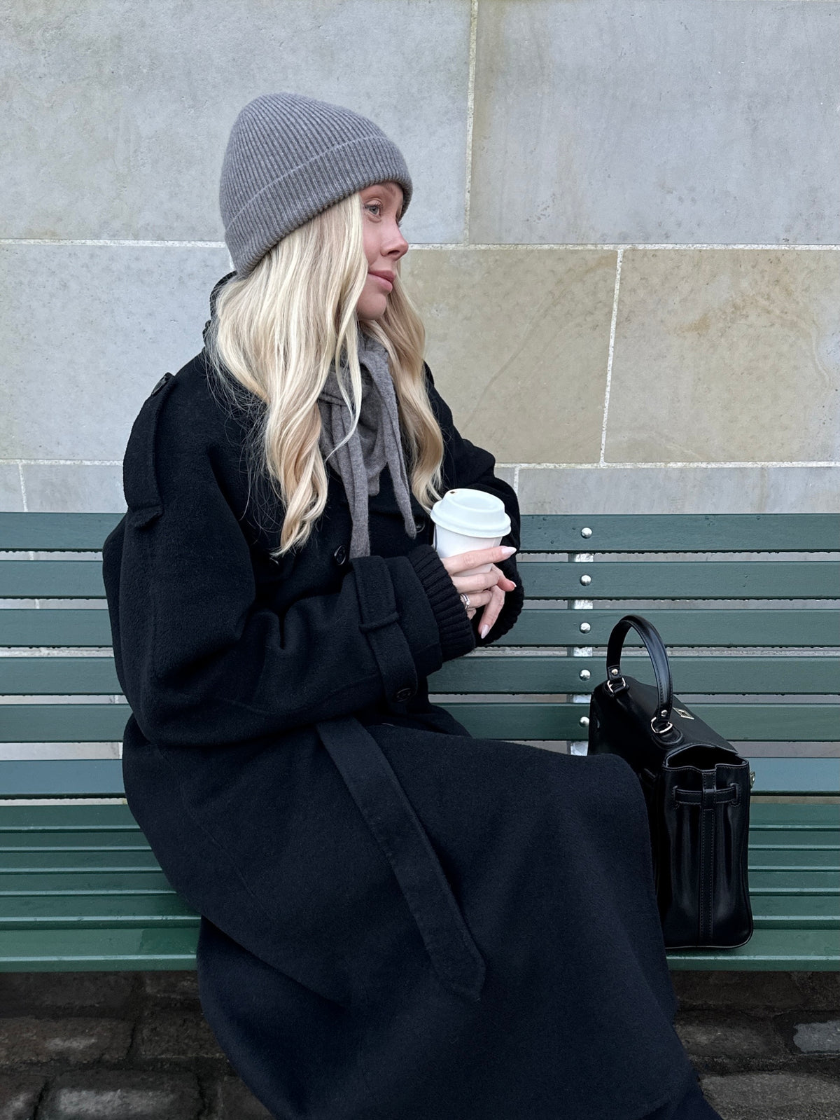 Como cashmere beanie - Greige