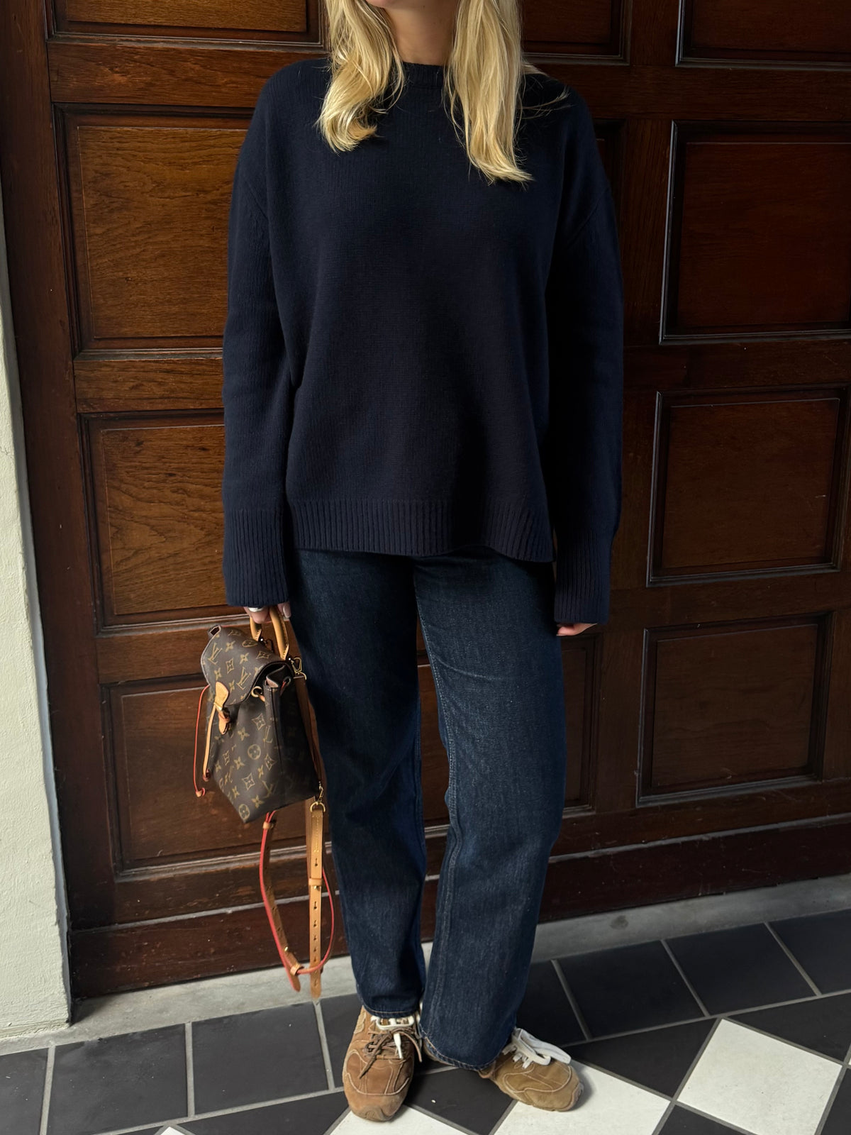 Lana wool sweater - Navy