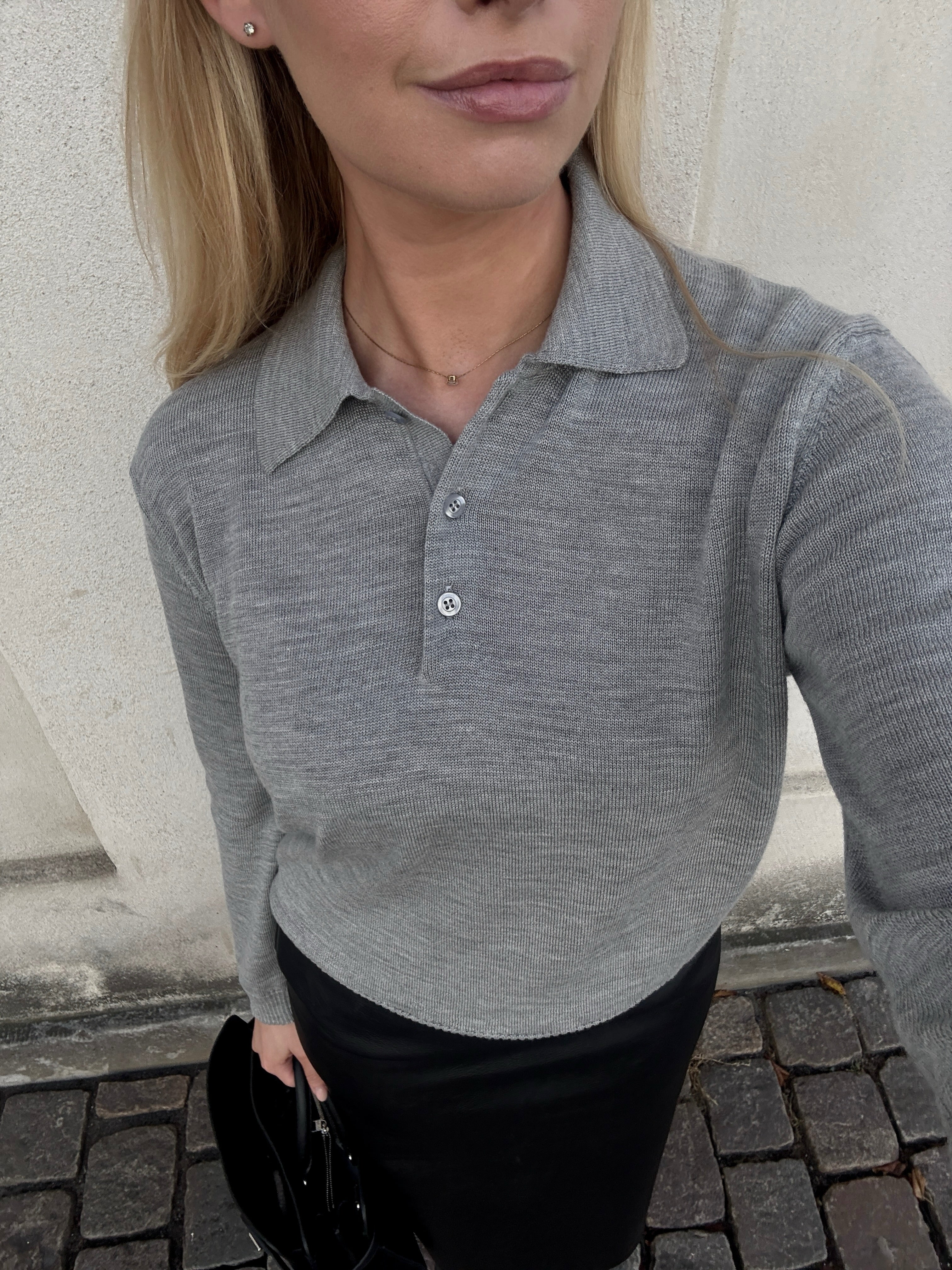 Luce polo, grey