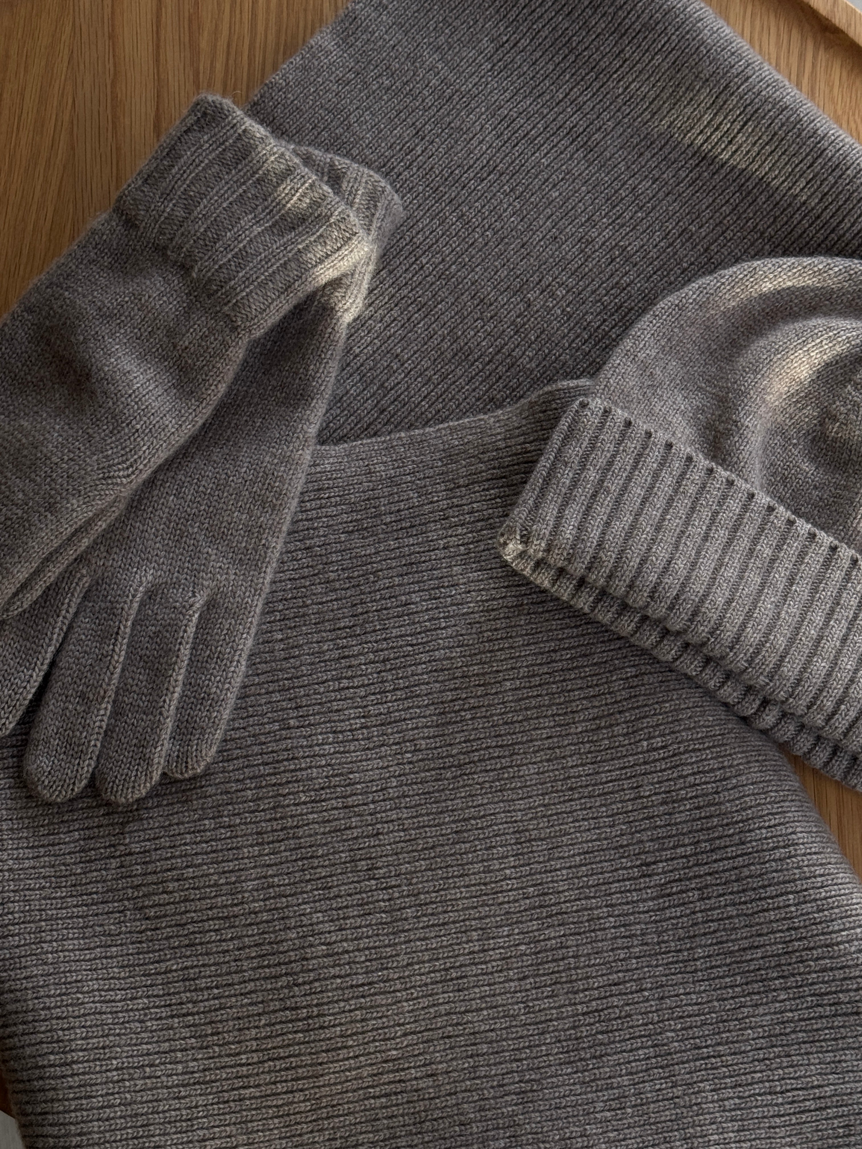 Vento cashmere bundle large, taupe