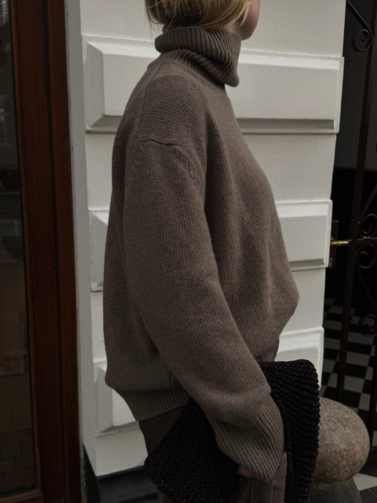 Neve wool sweater - Brown