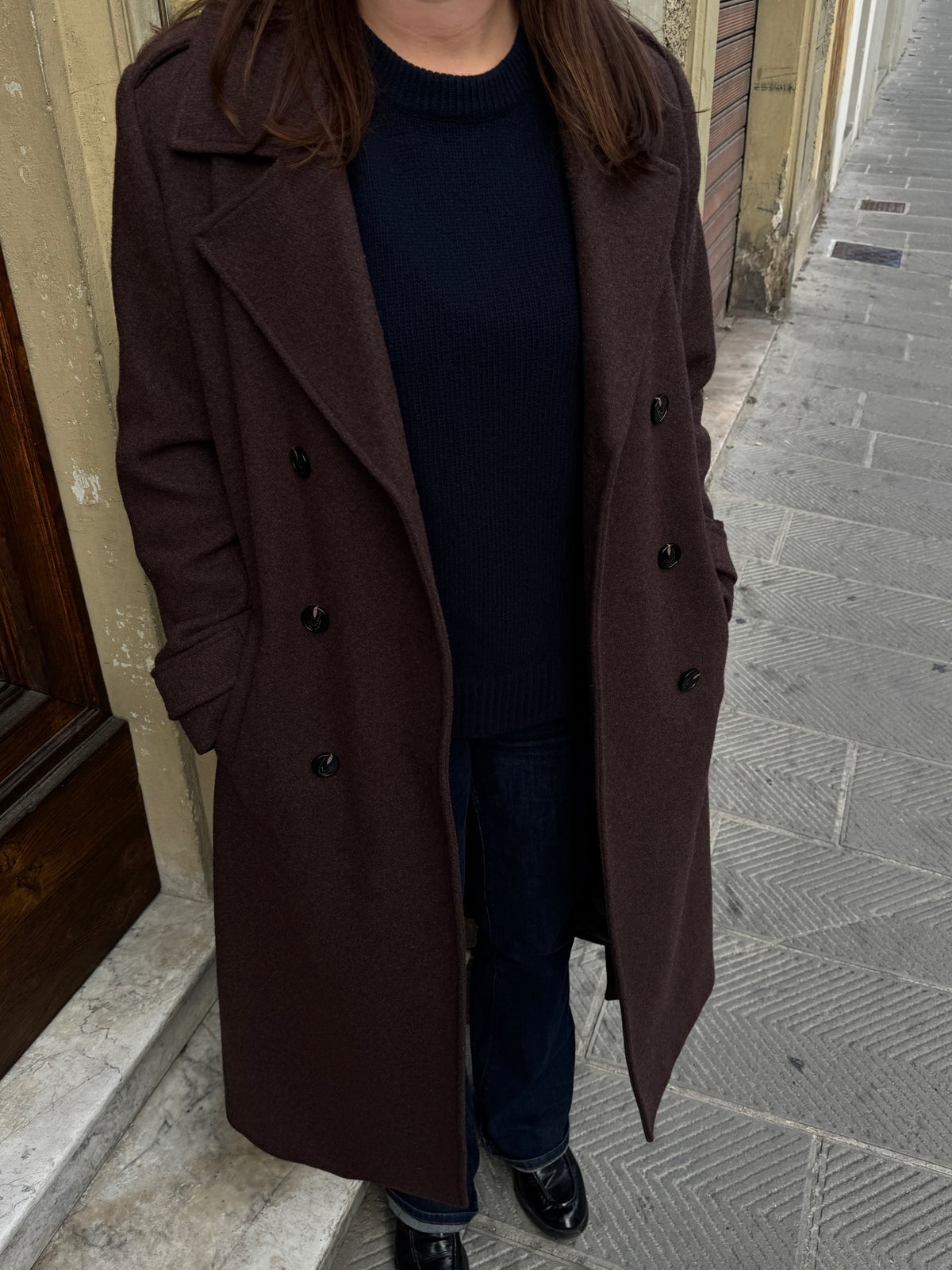 Lana wool sweater - Navy