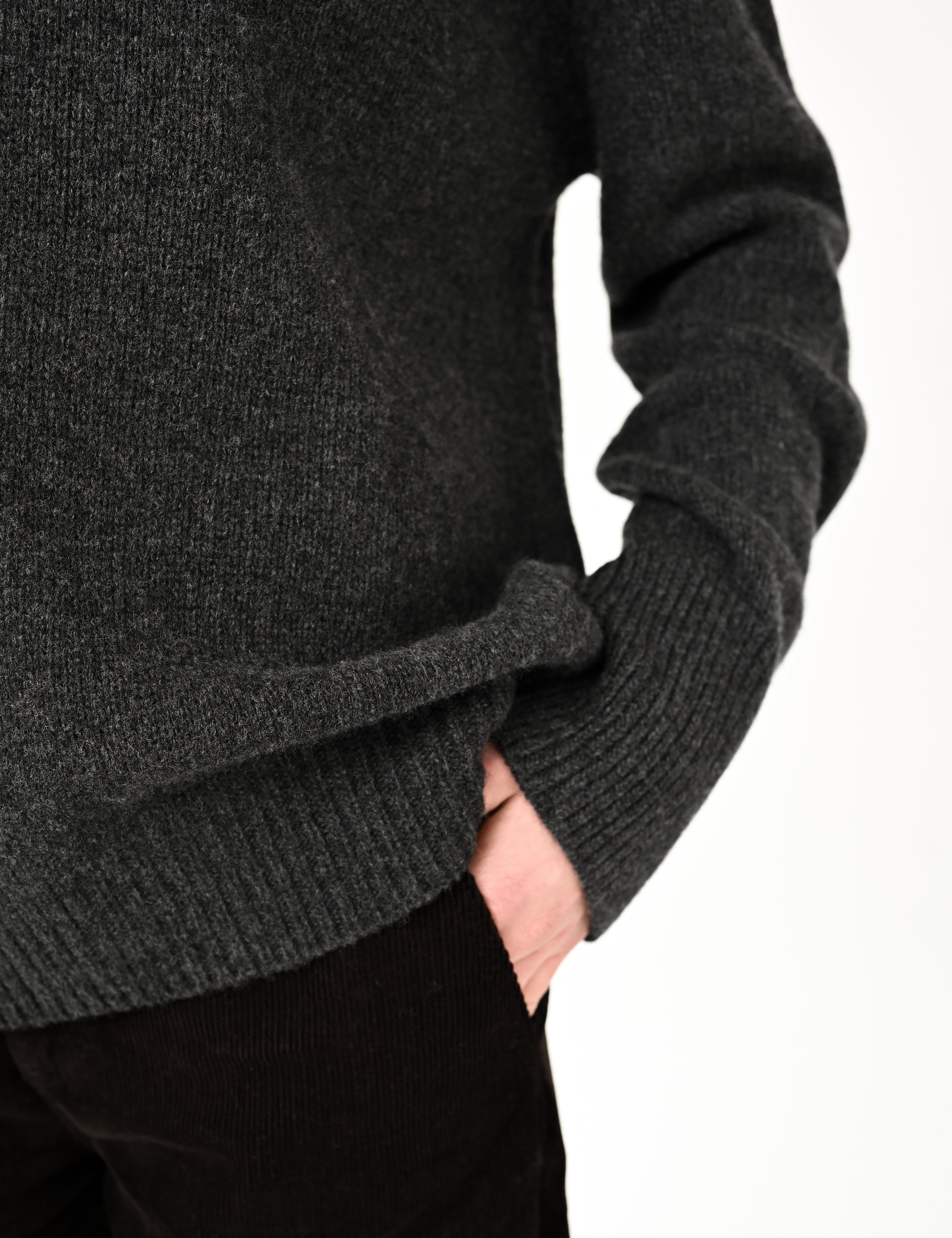 Neve wool sweater - Charcoal