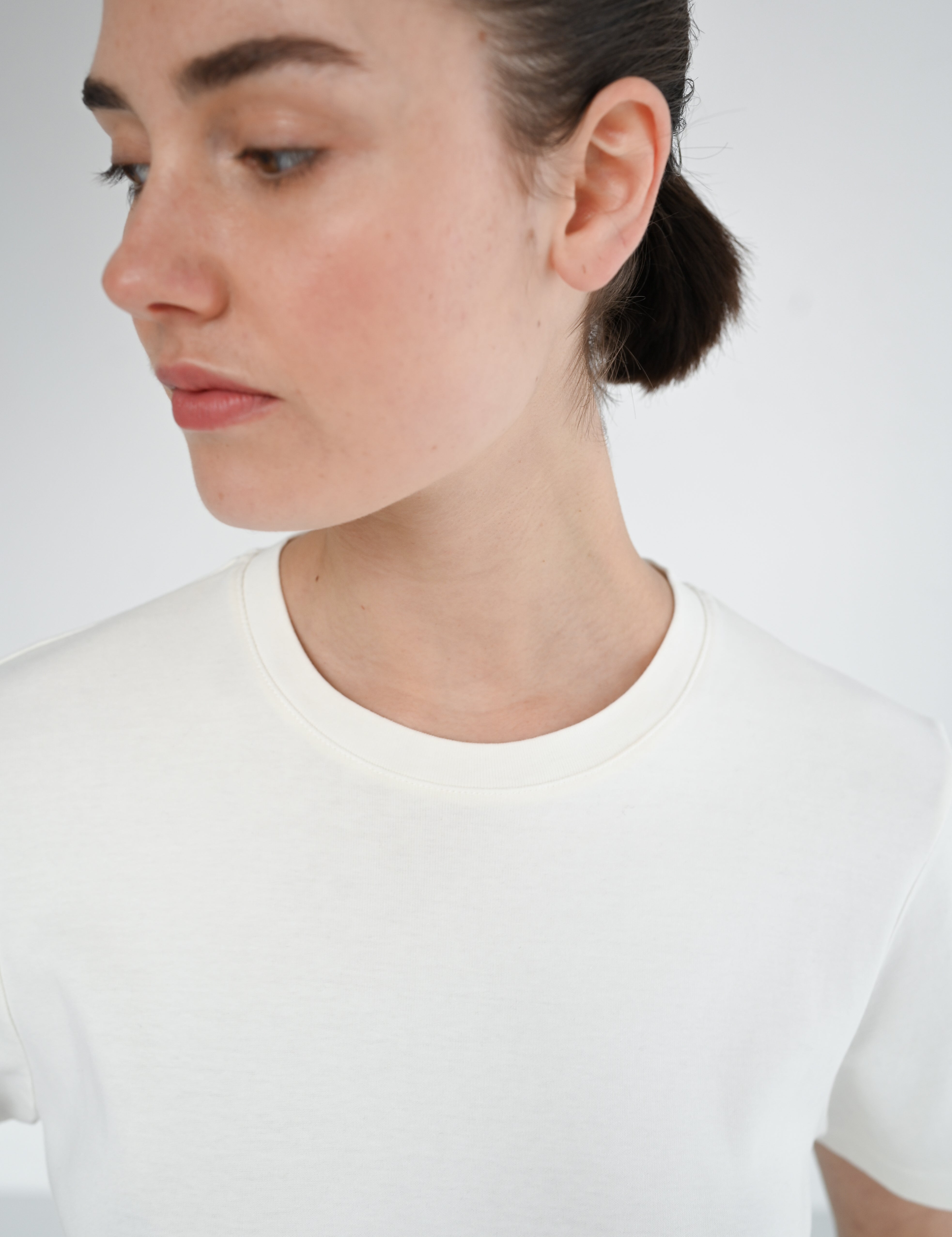 Base loose tee - Milk