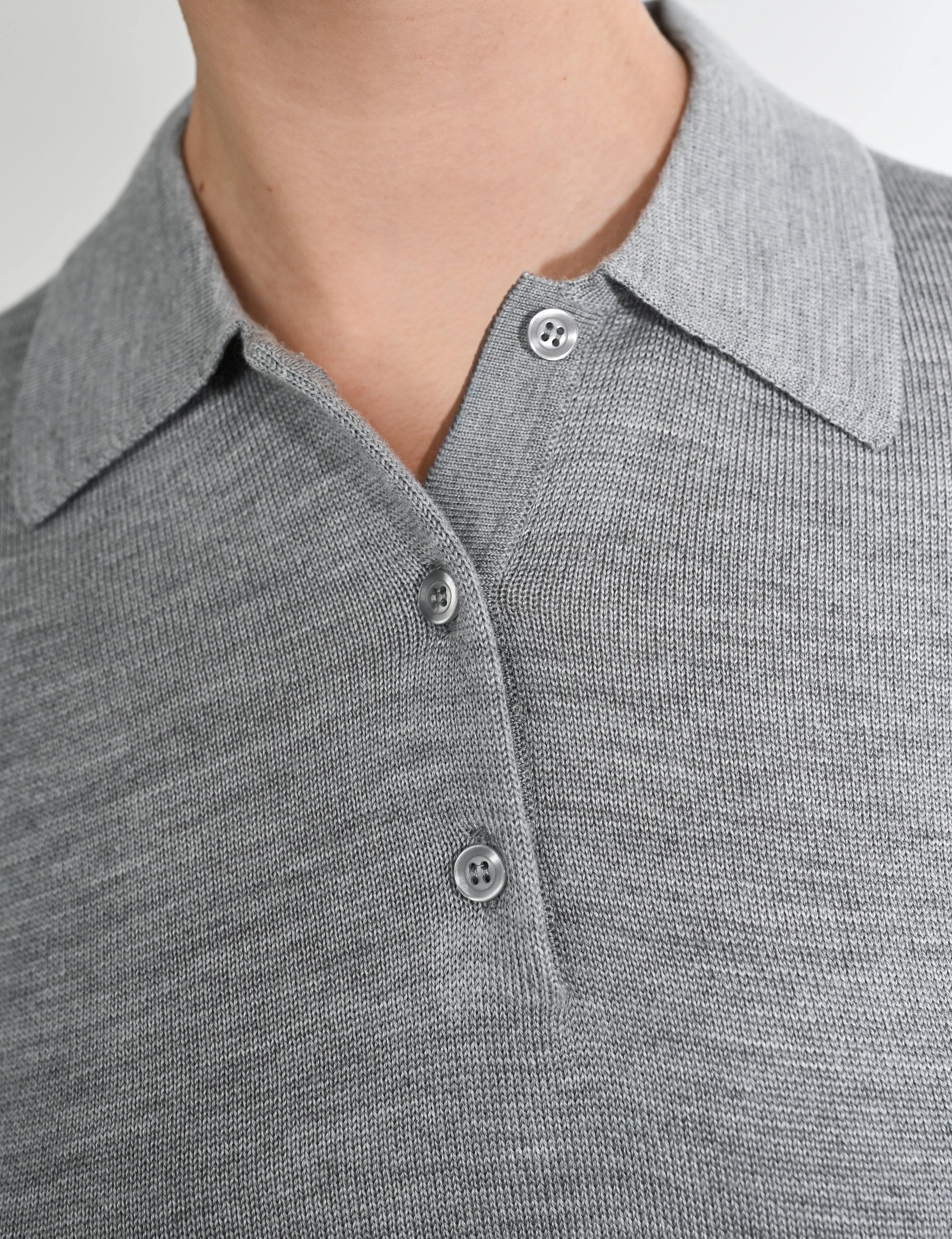 Luce polo tee - Grey