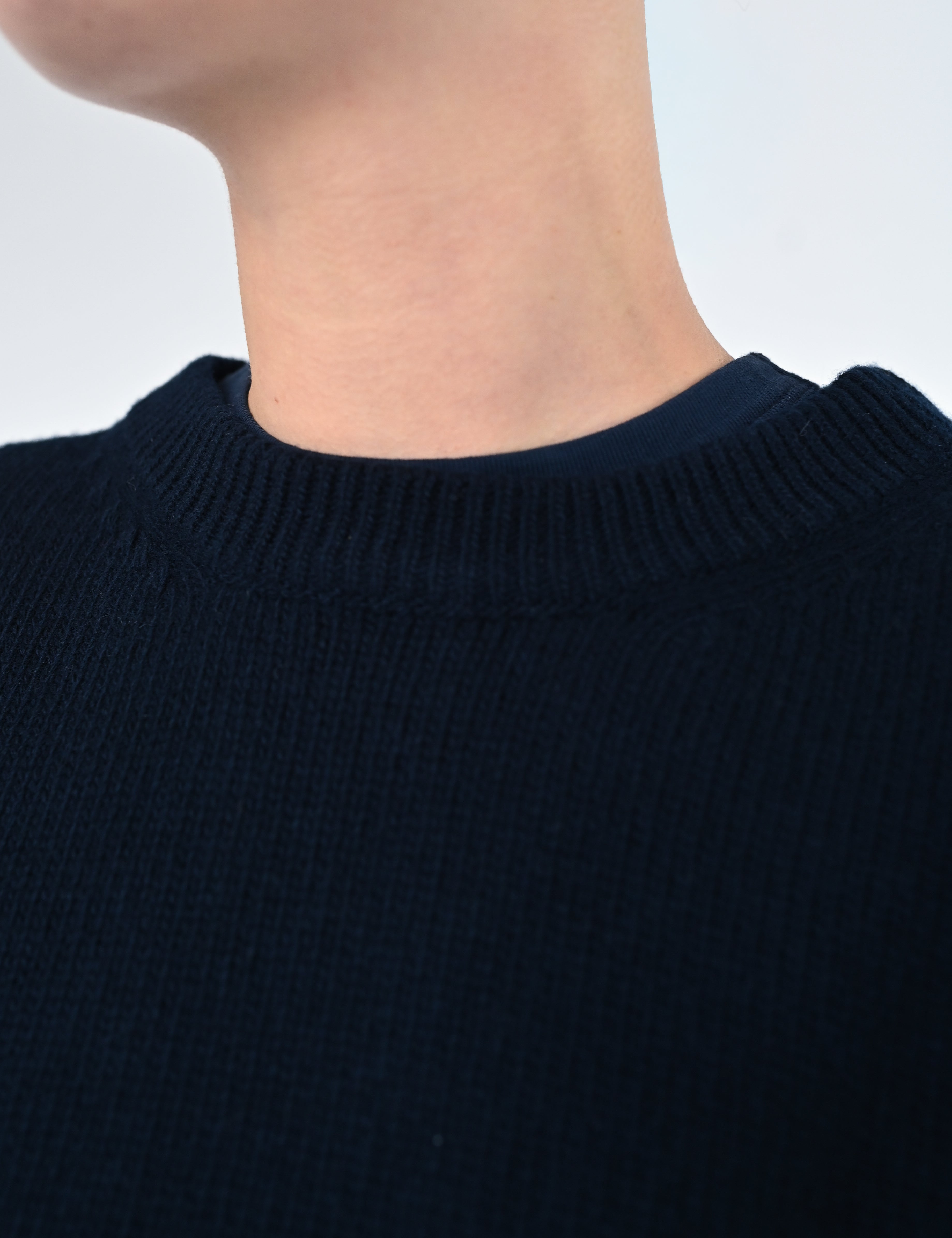 Lana wool sweater - Navy