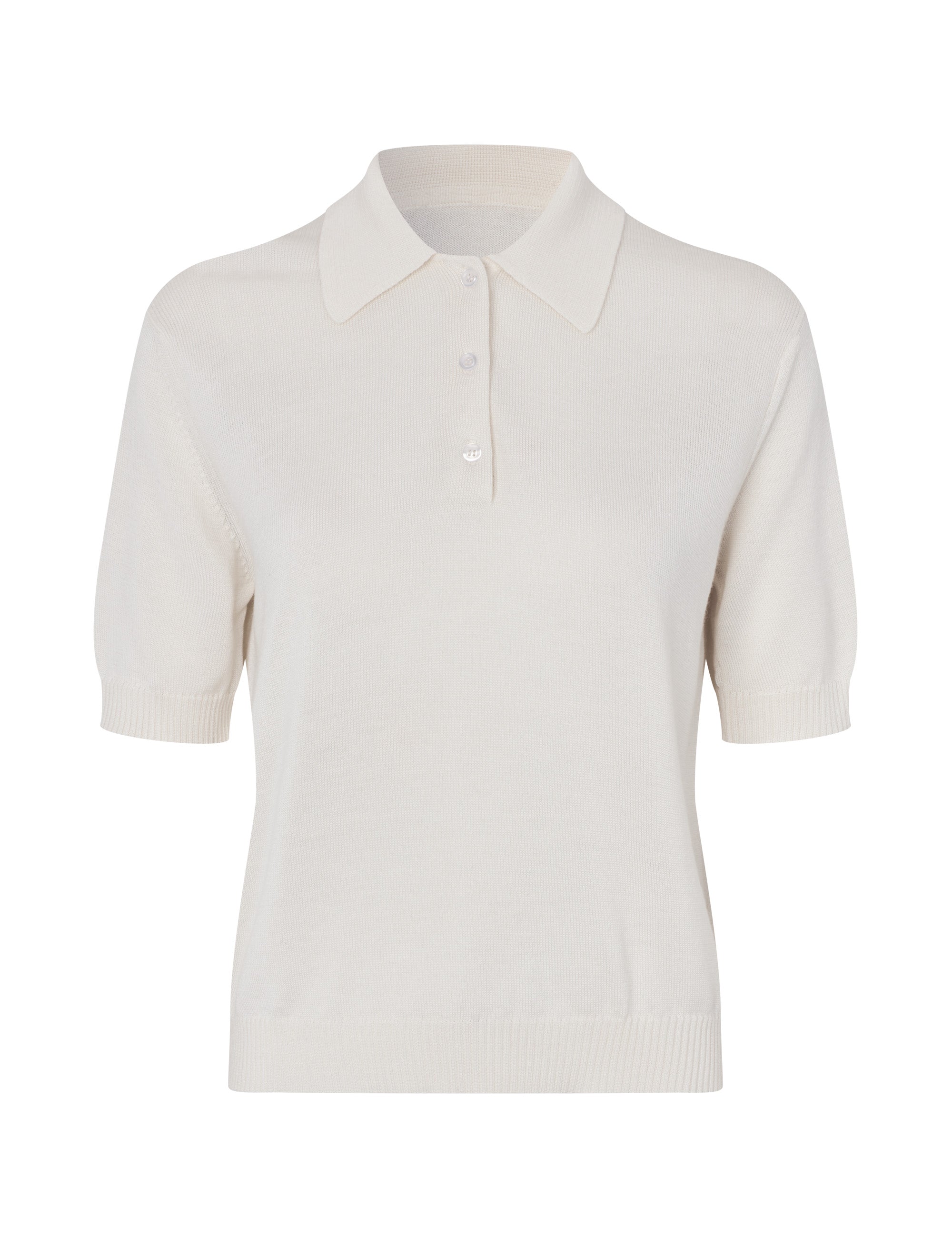 Luce polo tee - Offwhite