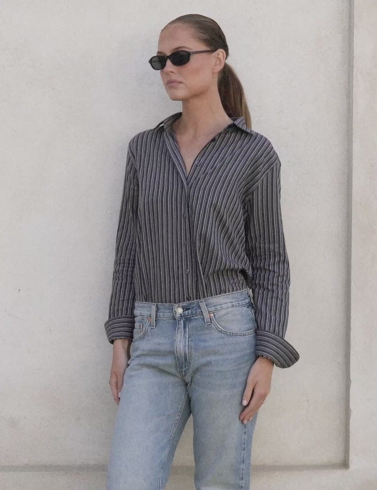 Selva shirt - Pebble Stripe